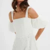 Lavish Alice Charli Off Shoulder Broderie Dress In White Best