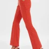 Lavish Alice Ellisa Crystal Embellished Fit And Flare Trousers In Red New