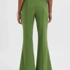 Lavish Alice Emelie Fit & Flare Tailored Trouser In Green Flash Sale