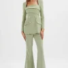 Lavish Alice Freja Tailored Bandeau Blazer In Sage Green Best