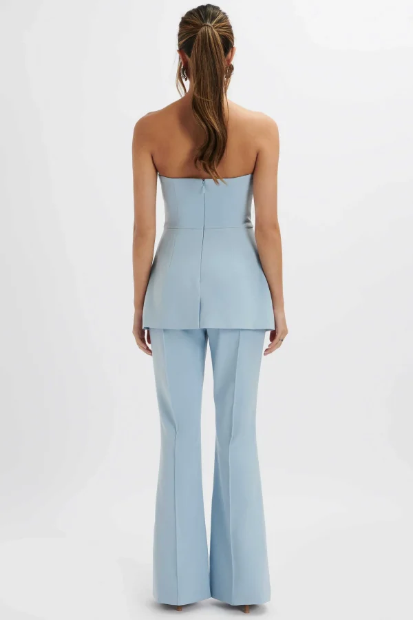 Lavish Alice Macie Bandeau Tailored Jumpsuit In Cornflower Blue Best Sale