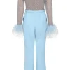 Lavish Alice Myla Beaded Sequin Jumpsuit In Baby Blue Flash Sale