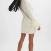 Lavish Alice Tana Sequin Boucle Blazer Mini Dress In Cream Best