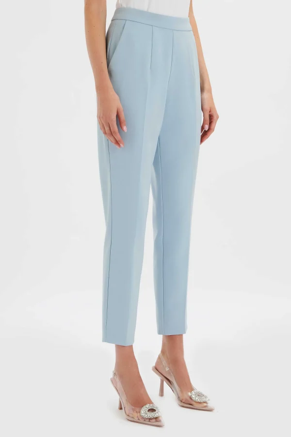 Lavish Alice Vanessa Tapered Leg Trouser In Cornflower Blue Store