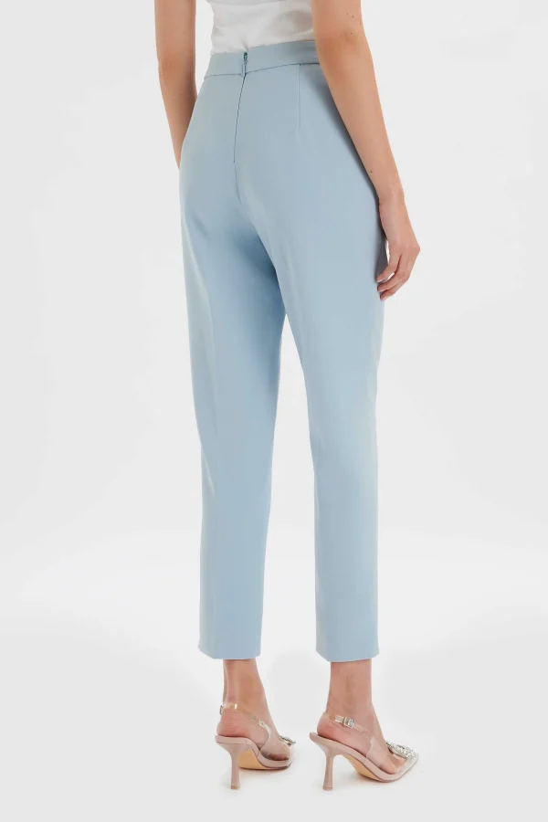 Lavish Alice Vanessa Tapered Leg Trouser In Cornflower Blue Store